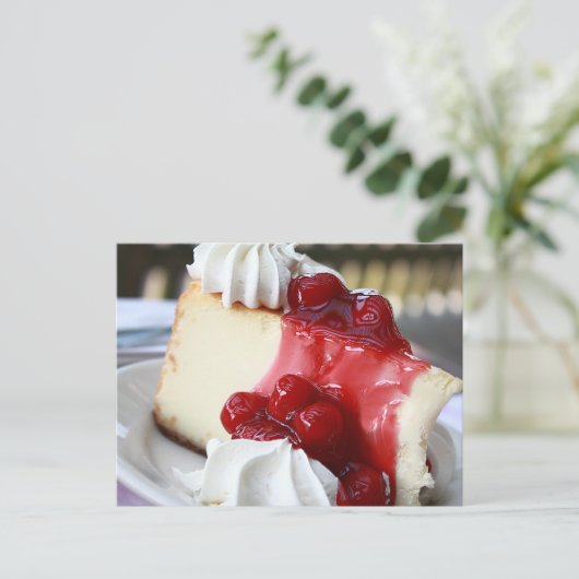 Carte postale Cheesecake (Debout devant)