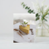 Carte Postale Cheesecake à la citrouille (Debout devant)