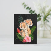 Carte Postale Cheetah Bouquet (Debout devant)