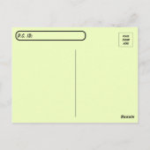 Carte postale Cheetah Cub (Dos)