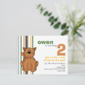 Carte Postale Cheetah ・ Invitation d'anniversaire (Debout devant)
