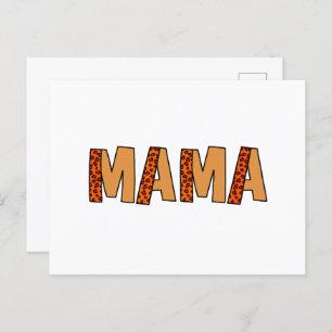 Carte Postale Cheetah Print Leopard Maman
