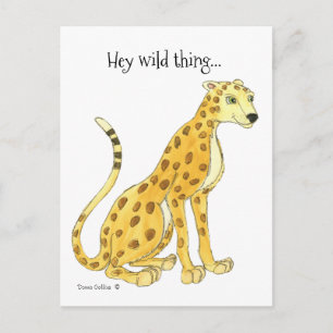 Carte postale Cheetah Wild Thing