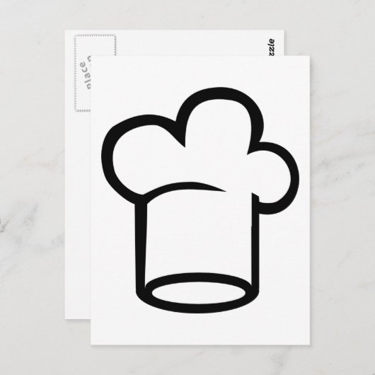 Carte Postale Chef (Devant / Derrière)