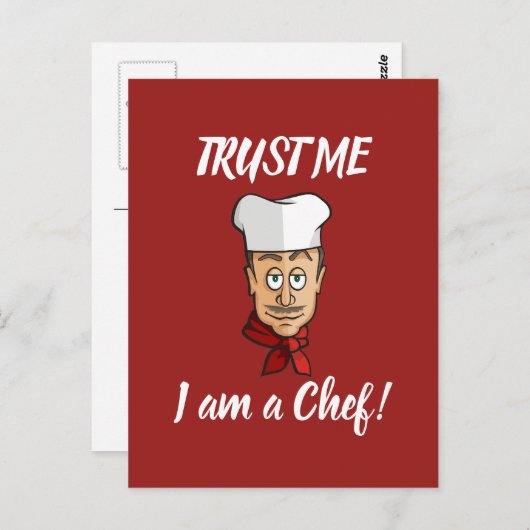 Carte Postale Chef (Devant / Derrière)