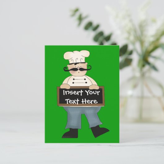 Carte Postale Chef (Debout devant)