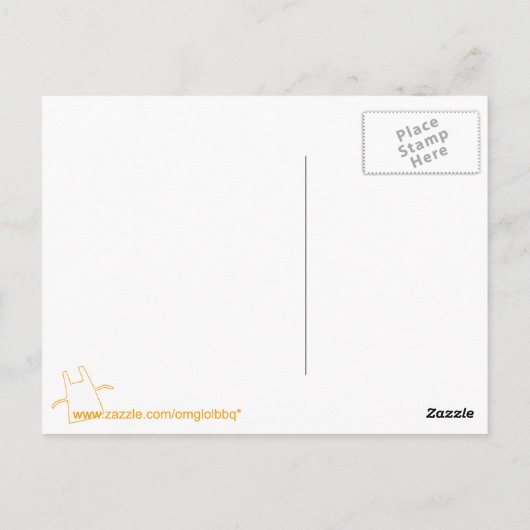 Carte Postale Chef (Dos)