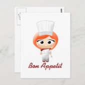 Carte Postale Chef (Devant / Derrière)