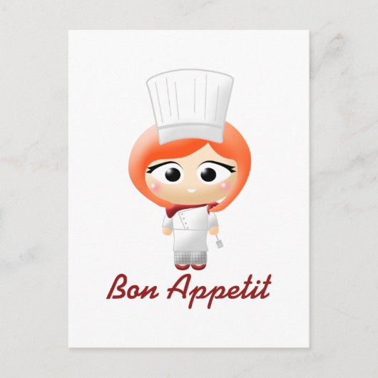 Carte Postale Chef (Devant)