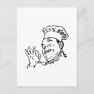 Carte Postale chef