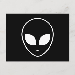 Carte Postale Chef Alien Ufo Espace Aliens 51 Drôle cadeau