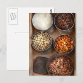 Carte Postale Chef - Alimentation - Aliments santé (Devant / Derrière)