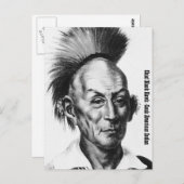 Carte Postale Chef Black Hawk (Devant / Derrière)