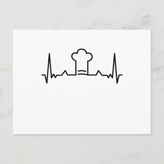 Carte Postale Chef casquette Cuisine - Nourriture Cadeaux De Coe (Devant)