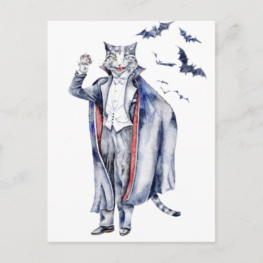 Carte Postale Chef Catula Vampire (Devant)