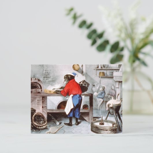 Carte Postale Chef Chimpanzé (Debout devant)