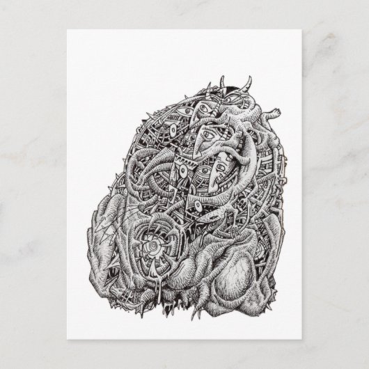 Carte Postale Chef cosmographique par Brian Benson (Devant)