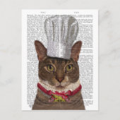Carte Postale Chef de chats (Devant)