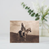 Carte Postale Chef de guerre vintage (Debout devant)