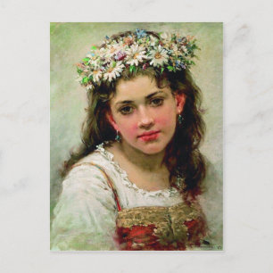 Carte Postale Chef De La Fille