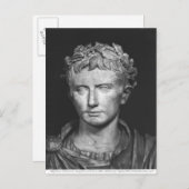 Carte Postale Chef de l'empereur Augustus (Devant / Derrière)