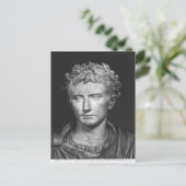 Carte Postale Chef de l'empereur Augustus (Debout devant)