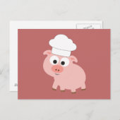 Carte Postale Chef de porc (Devant / Derrière)