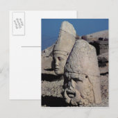 Carte Postale Chef de Zeus-Oromandes et déesse (Devant / Derrière)