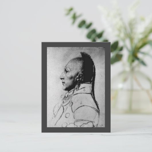 Carte Postale Chef des Petits Osages (Debout devant)