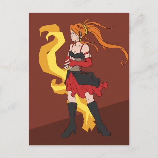 Carte Postale Chef d'incendie (Devant)