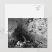 Carte Postale Chef d'Itzam Na, Izamal, Yucatan, Mexique, 1844 (Devant / Derrière)