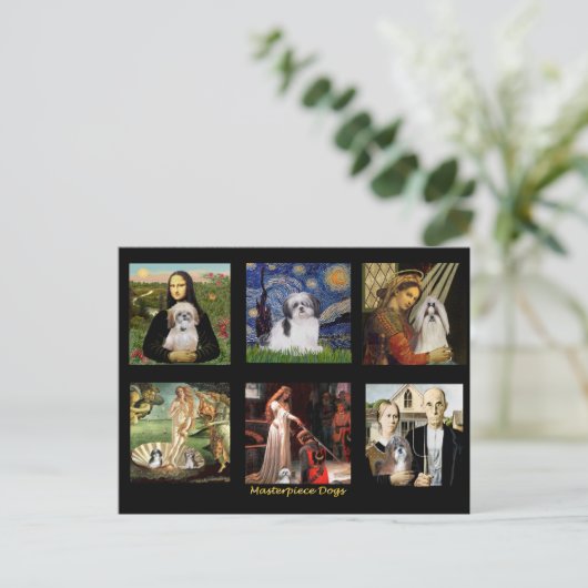 Carte Postale Chef-d'oeuvre Composite-Chih Tzus (Debout devant)