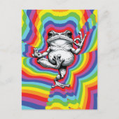 Carte Postale Chef-d'œuvre de Grenouille Zen (Devant)