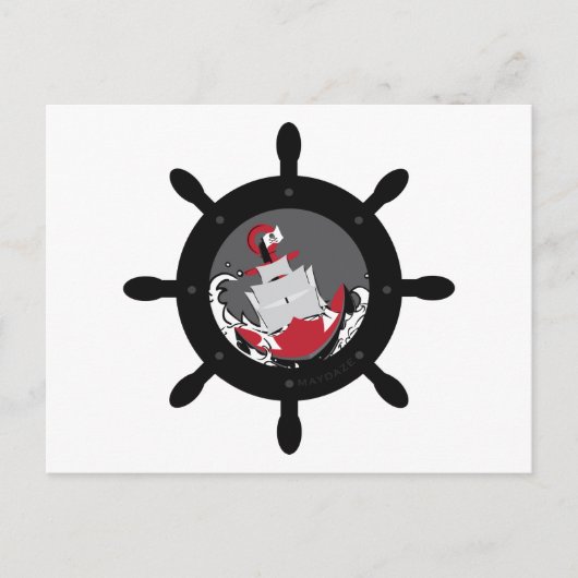 Carte Postale chef du capitaine maydaze (Devant)