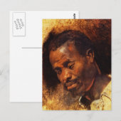 Carte Postale Chef du Negro par Peter Paul Rubens (Devant / Derrière)