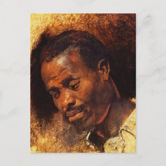 Carte Postale Chef du Negro par Peter Paul Rubens (Devant)