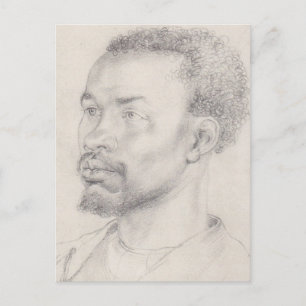 Carte Postale Chef d'un Africain par Durer