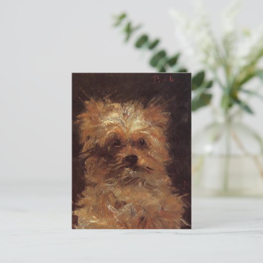 Carte Postale Chef d'un chien par Edouard Manet (Debout devant)