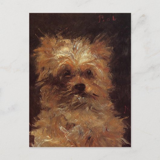 Carte Postale Chef d'un chien par Edouard Manet (Devant)