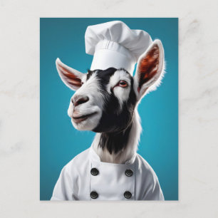 Carte Postale Chef Goat
