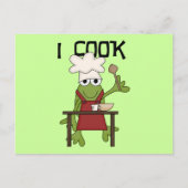 Carte Postale Chef grenouille I Cuisiner des t-shirts et des cad (Devant)