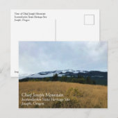 Carte Postale Chef Joseph Mountain, Oregon (Devant / Derrière)