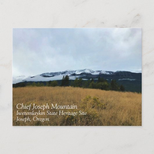 Carte Postale Chef Joseph Mountain, Oregon (Devant)