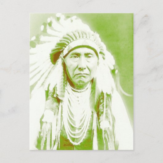 Carte Postale Chef Joseph Native American Leader (Devant)
