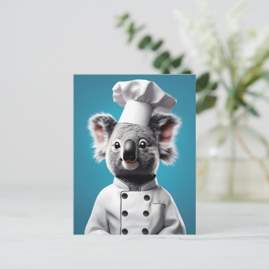 Carte Postale Chef Koala (Debout devant)