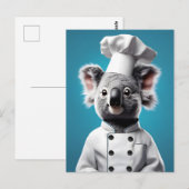 Carte Postale Chef Koala (Devant / Derrière)