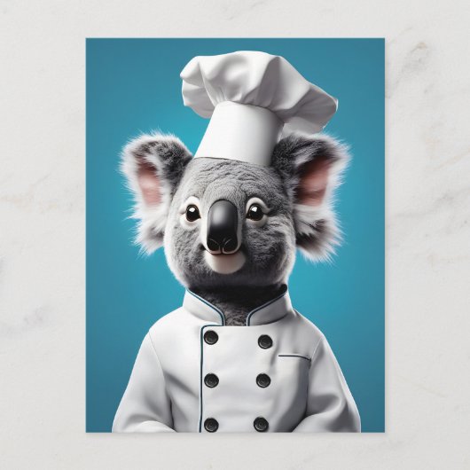 Carte Postale Chef Koala (Devant)