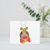 Carte Postale Chef Monkey Red (Debout devant)