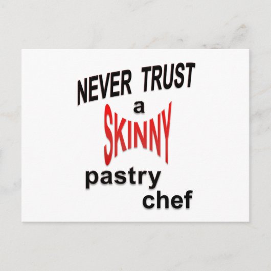 Carte postale Chef Pâtisserie (Devant)