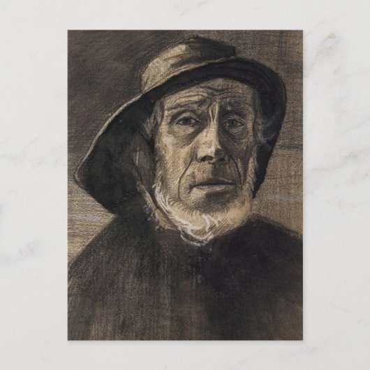 Carte Postale Chef pêcheur, Beard Sou'wester, Vincent van Gogh (Devant)